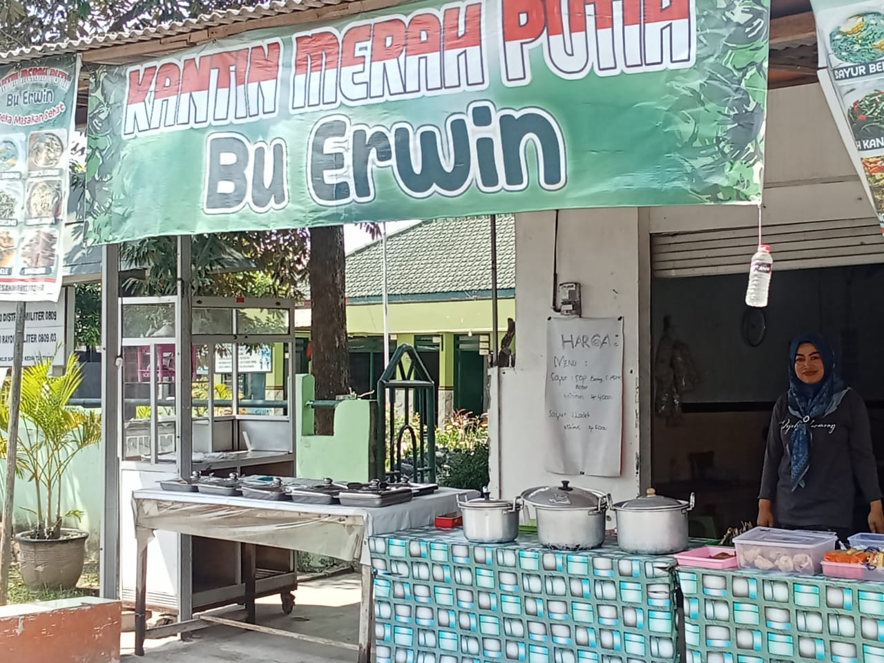 Ibu Persit Dirikan Kantin Merah Putih di Koramil Mojoroto, Sajikan Masakan Sehat Tanpa MSG