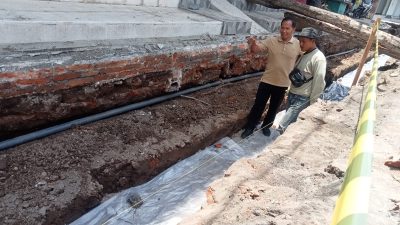 Trotoar Jalan Teuku Umar Mulai Direvitalisasi, Wabup Bahrudin Lakukan Sidak