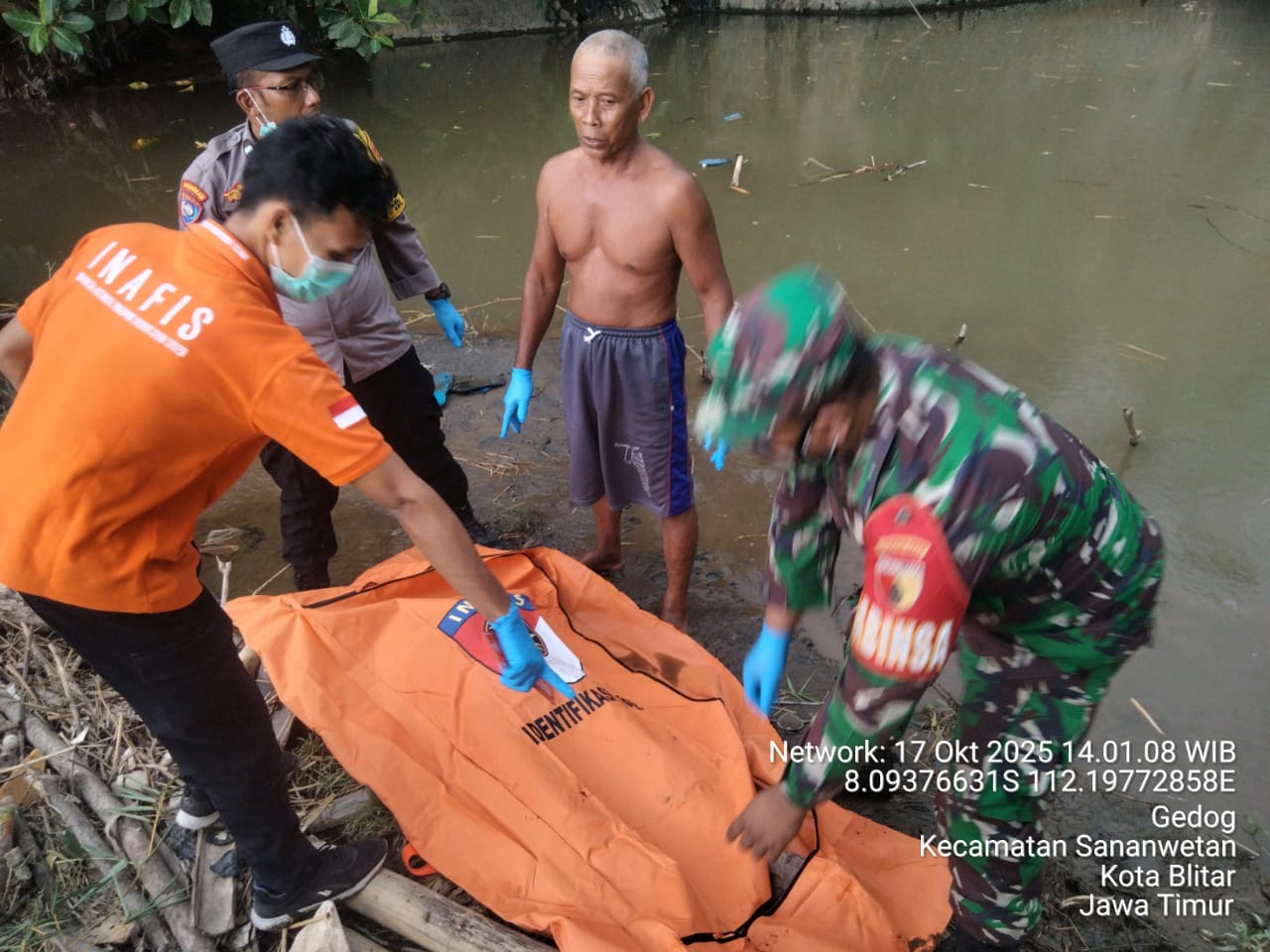 Epilepsi Kambuh, Perempuan di Blitar Tewas Usai Terpeleset ke Sungai