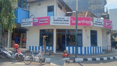 Sejullah Pos Polisi di Kota Kediri Mulai Direnovasi, Salah Satunya Pos Polisi Sumur Bor