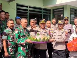 Polsek Pesantren Beri Kejutan Koramil di HUT TNI ke-80, Ini yang Dilakukan