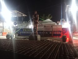 Revitalisasi Kawasan Jalan Stasiun Kota Kediri, Patung Panji Asmoro Bangun Akhirnya Dipindah