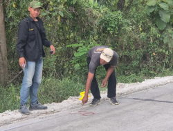 Tim Intelijen Kejari Lamongan Tinjau Pembangunan Jalan Beton Mantup–Ayamalas