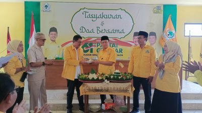 HUT ke-61 Golkar, DPD Lamongan Kukuhkan Pengurus Baru 2025–2030 dan Pasang Target Tambah Kursi DPRD
