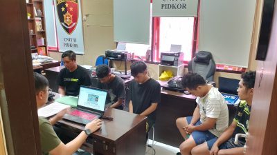 Lima Pemuda Songgokerto Diamankan Polres Batu Terkait Dugaan Pengeroyokan di Depan Hotel Samara