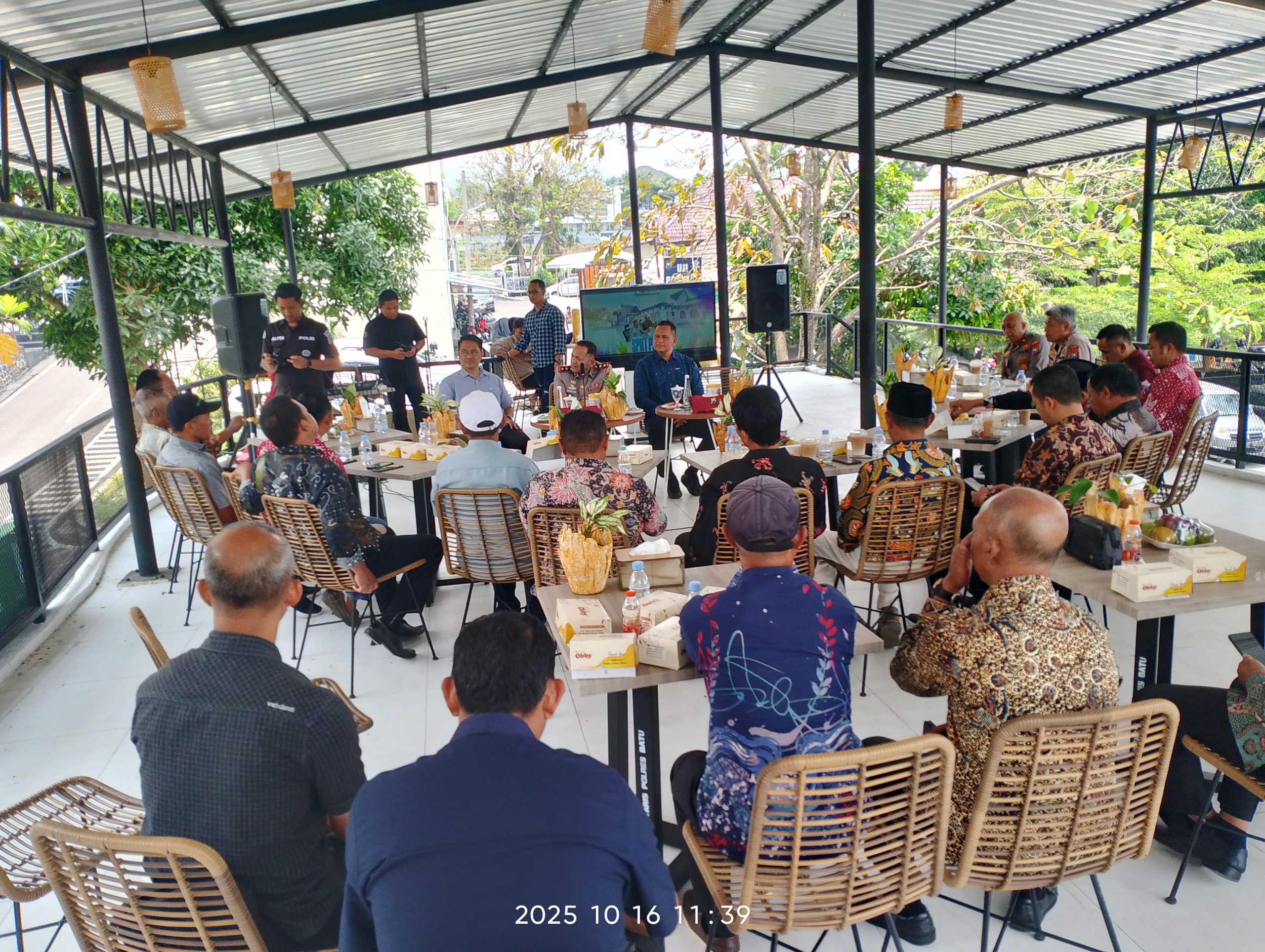 Kapolres Batu Gelar "Sambung ROSO" Bersama APEL Kota Batu, Perkuat Sinergi Jaga Kondusivitas Kota Wisata