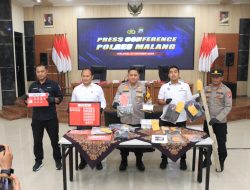 Polres Malang Bongkar Kasus Tragis,  Kakak Kandung Paksa Adik Gunakan Sabu, Tiga Orang Ditangkap