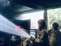 Dapur Warga di Sumberjo Batu Ludes Terbakar, Diduga Akibat Kelalaian Saat Menyalakan Tungku