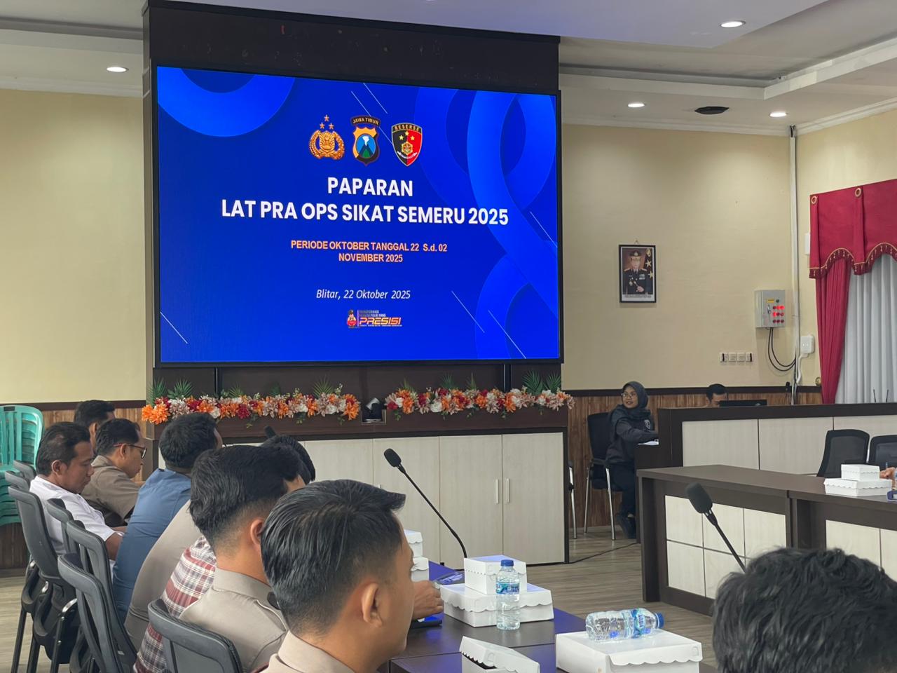 Polres Blitar Siapkan 65 Personel untuk Operasi Sikat Semeru 2025, Gelar Latihan Pra Operasi di Rupatama