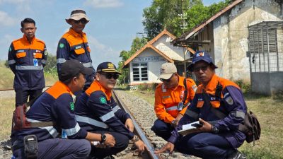 Musim Hujan Tiba, KAI Daop 7 Madiun Siagakan Tim dan Peralatan Antisipasi Gangguan Jalur