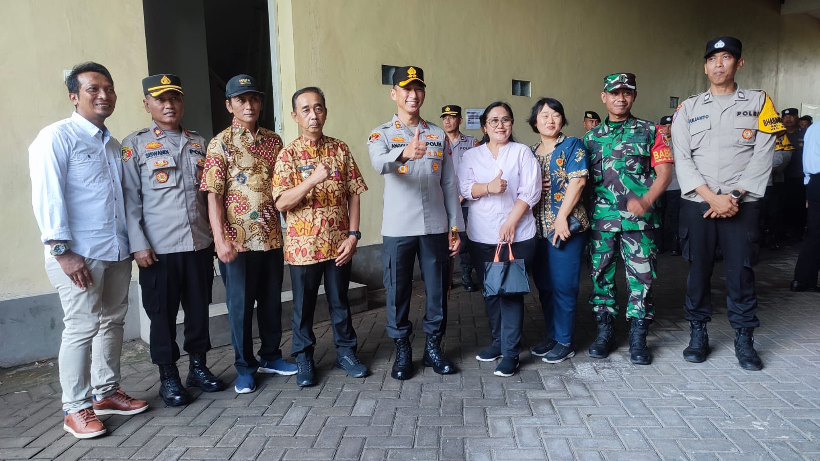 Apel Kebangsaan di Tosaren, Polisi dan Pekerja Bersatu Jaga Kondusivitas Kota Kediri