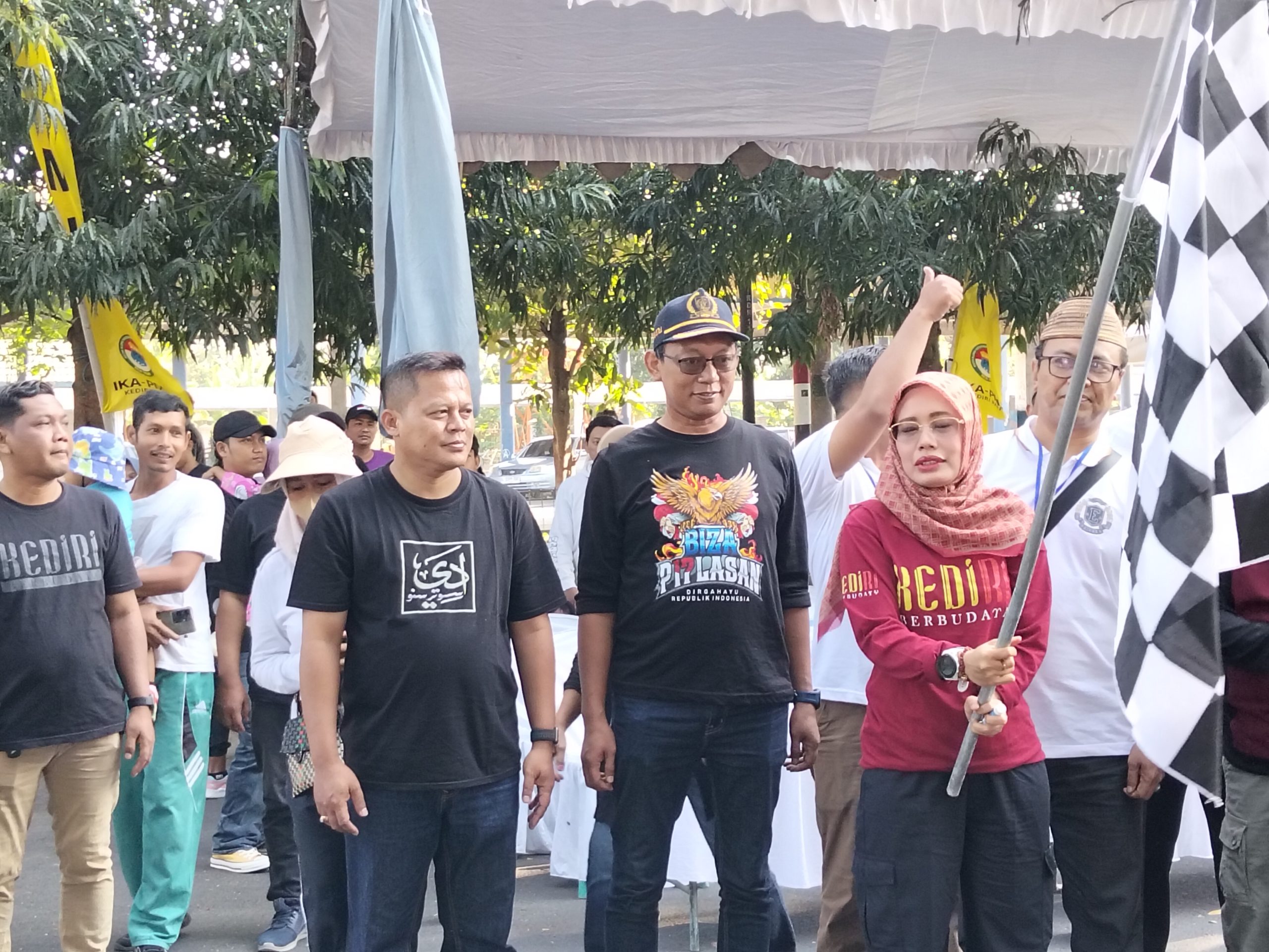 Jalan Santai IKAPMII Kediri Raya Pererat Kebersamaan Demi Kediri yang Lebih Baik