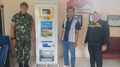 Warga Kelurahan Tosaren Bisa Pakai ATM Beras Mapan di Kantor Kelurahan, Ini Infonya
