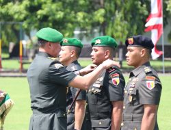 Pangdam V/Brawijaya Pimpin Sertijab Danbrigif 16/Wira Yudha di Kota Kediri
