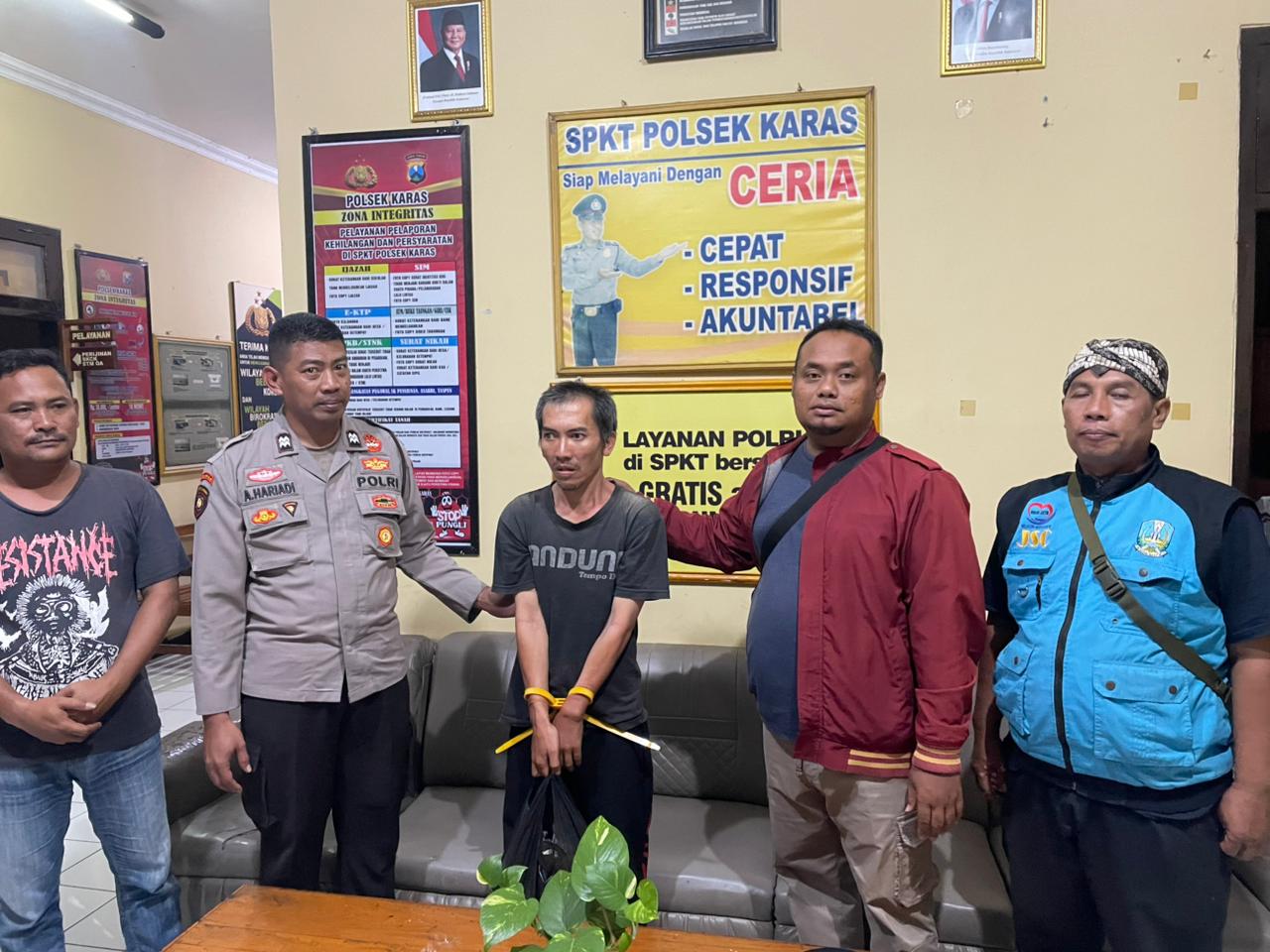 Pasien ODGJ Pembacok Anak Pengasuh Rumah Penampungan Ditangkap di Magetan