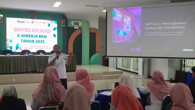 Dorong Profesionalisme ASN Pendidikan, Disdik Kota Kediri Gelar Bimtek Aplikasi E-Kinerja BKN