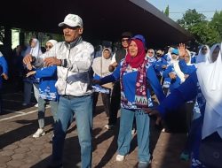 Kadisdik Kota Kediri yang Baru, Mandung Sulaksono Ikut Senam Sehat Bersama Ratusan Pendidik HIMPAUDI