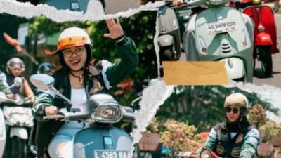 Kediri Scooter Festival ke-8 Resmi Dibuka di GOR Joyoboyo, Hadirkan Ribuan Pecinta Vespa dari Berbagai Daerah