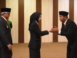 Ferry Djatmiko Dilantik Jadi Pj Sekda Kota Kediri, Tiga Pejabat Tinggi Pratama Juga Resmi Menjabat