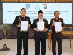 Pemkab, Kejari, dan Polres Jombang Sepakati MoU, Perkuat Kolaborasi Cegah Korupsi