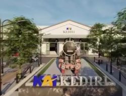 Revitalisasi Kawasan Stasiun Kota Kediri Senilai Rp 9 Miliar, Wujudkan Ruang Wisata Pedestrian yang Nyaman dan Modern