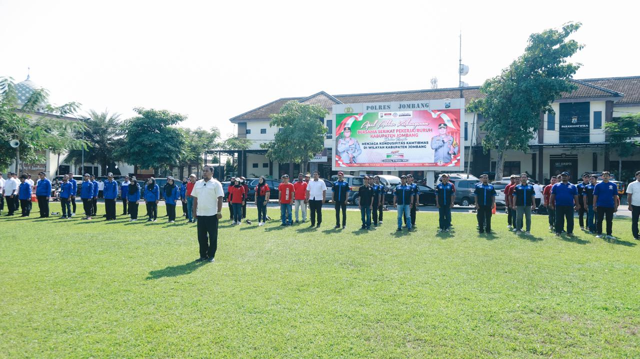 Kapolres Jombang Tekankan Sinergi Polisi dan Pekerja Sebagai Fondasi Kondusivitas Daerah