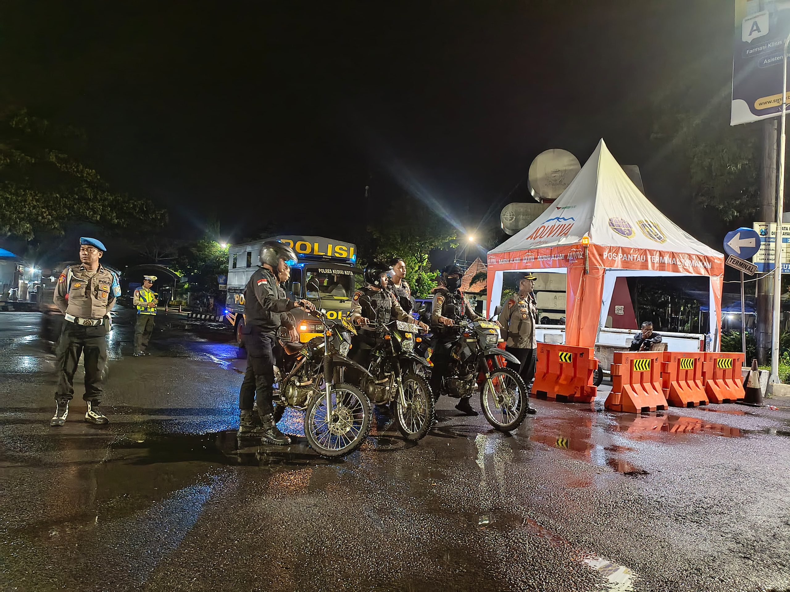 Minimalisir Gangguan Kamtibmas, Polres Kediri Kota Gencarkan Patroli Cipta Kondisi