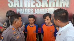 Dua Residivis Curanmor Asal Kesamben Diringkus, Satu Dilumpuhkan Polisi