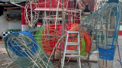 Banaran Kertosono Jadi Kampung Kreator, Ahli Ogoh-Ogoh hingga Mobil Hias Pesanan