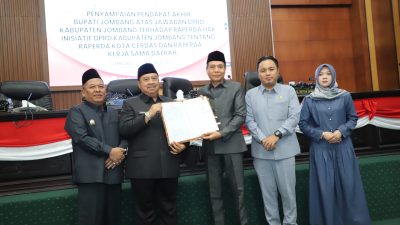 DPRD dan Pemkab Jombang Sahkan Dua Perda Strategis: Dorong Kota Cerdas dan Perkuat Sinergi Antarwilayah