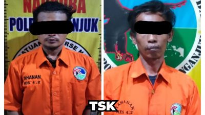 Dua Pria Asal Kertosono dan Kediri Ditangkap Polisi di Nganjuk karena Diduga Edarkan Sabu