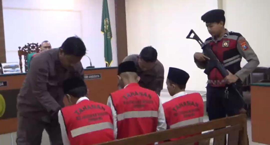 Tiga Pelaku Pembunuhan Siswi SMA Jombang Divonis Penjara Seumur Hidup