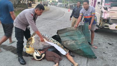 Pemuda Asal Sukoanyar, Mojo, Tewas Usai Tabrak Truk di Jalan Raya Janti Wates