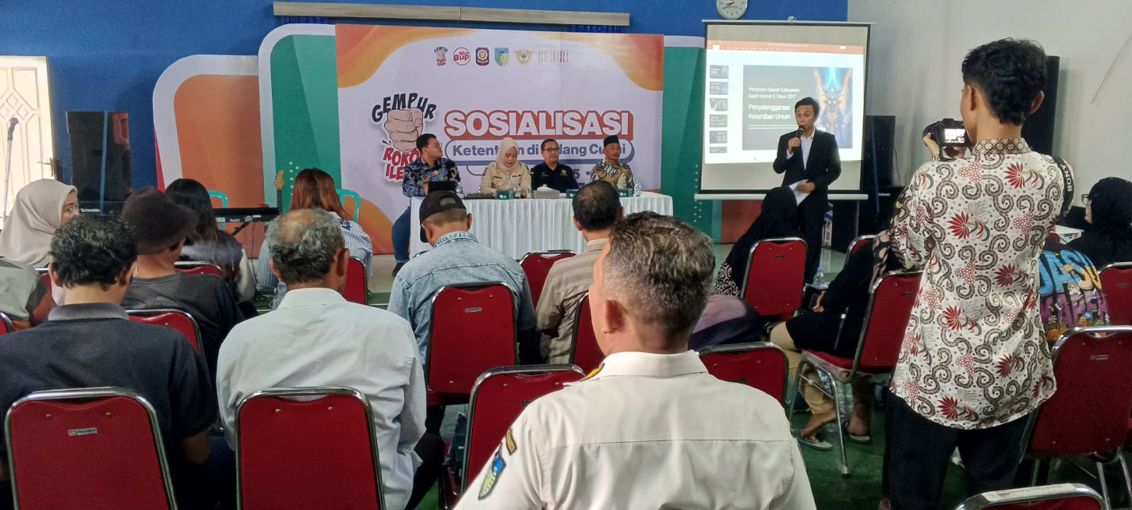 Satpol PP Kediri Ajak Warga Gempur Rokok Ilegal Lewat Sosialisasi Cukai