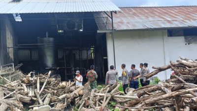 Operasional Perdana Pabrik Tripleks di Ponggok Gagal, Mesin Boiler Terbakar