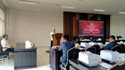 Wabup Kediri Tanggapi Pandangan Umum Fraksi Terkait Raperda APBD 2026