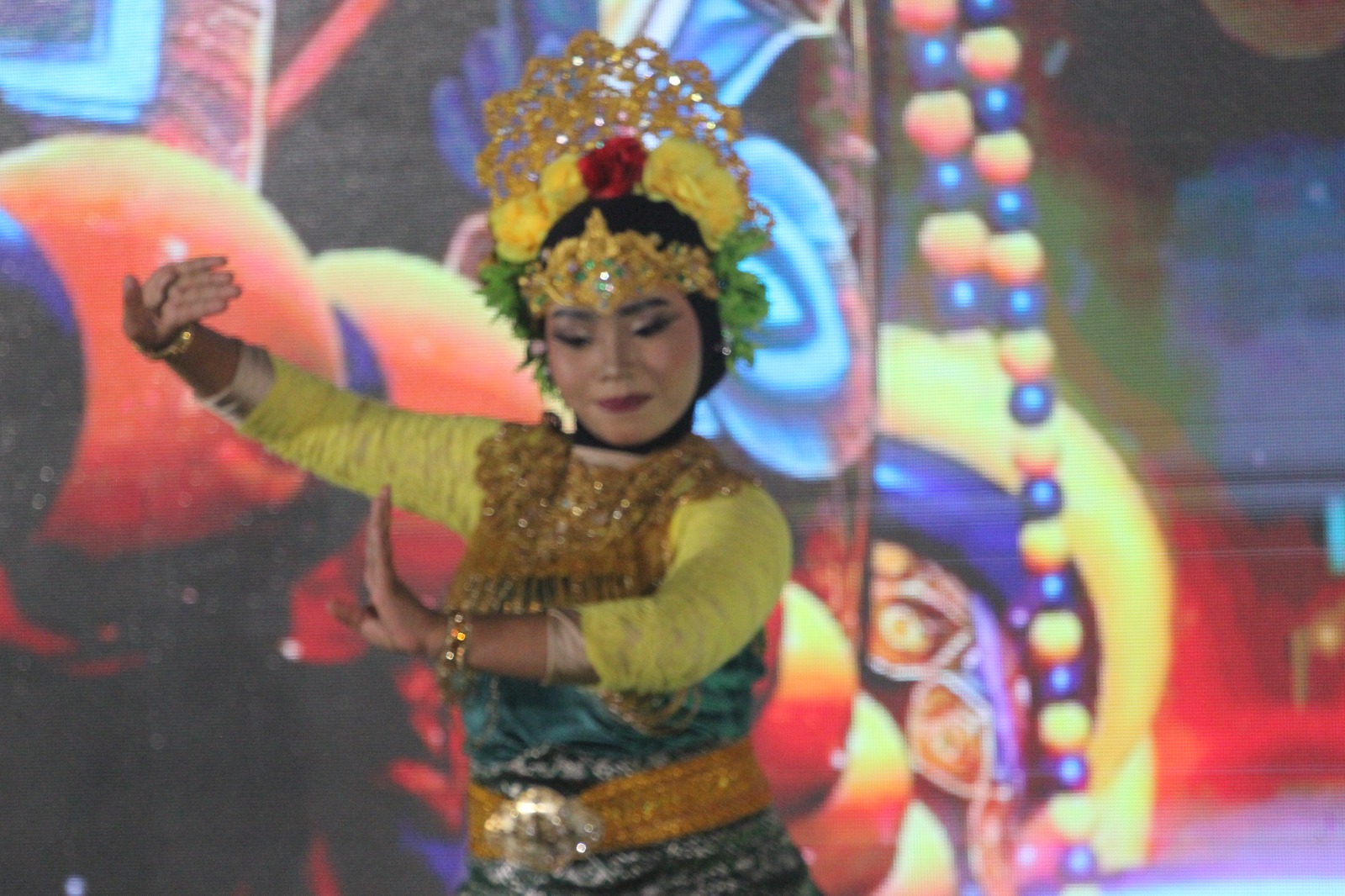 Jawara Tari Asal Kabupaten Kediri Bangga Tampil di Hadapan Menteri Sosial