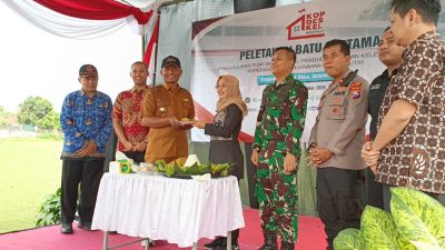 Wabup Kediri Hadiri Peletakan Batu Pertama Gerai KMP di Brenggolo Plosoklaten, Ini Infonya