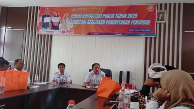 Dispendukcapil Kabupaten Kediri Gelar Forum Konsultasi Publik, Serap Aspirasi Masyarakat