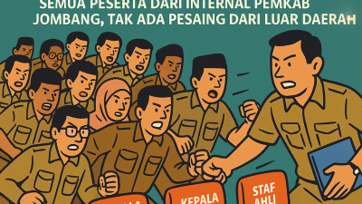 Sebanyak 19 ASN Berebut Tiga Jabatan Strategis di Pemkab Jombang