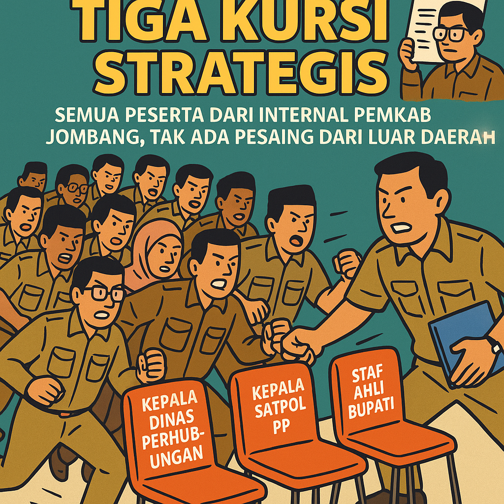 Sebanyak 19 ASN Berebut Tiga Jabatan Strategis di Pemkab Jombang