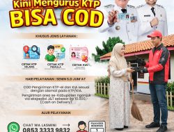 Bupati Nganjuk Resmikan Layanan KTP COD, Dokumen Diantar Langsung ke Rumah