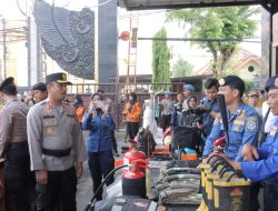Polres Lamongan Gelar Apel Kesiapsiagaan Hadapi Potensi Bencana Musim Hujan