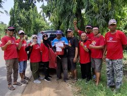 Peringati Hari Pahlawan, LSM Cakrawala Keadilan Lamongan Beri Santunan untuk Polisi Cepek