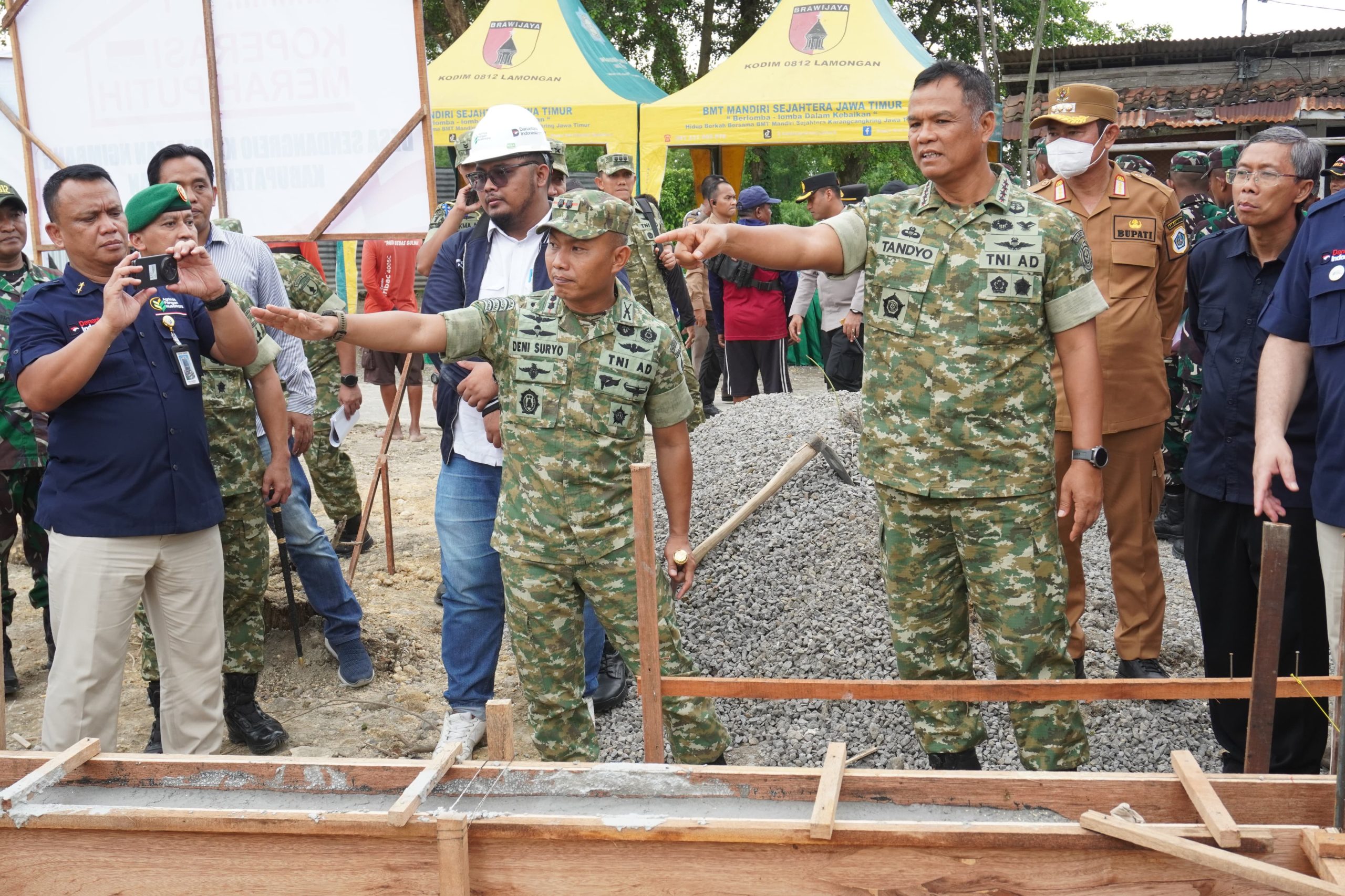 Wakil Panglima TNI Tinjau Pembangunan Yonif TP 887/KJM di Lamongan, Dorong Penguatan Pertahanan dan Kesejahteraan Daerah