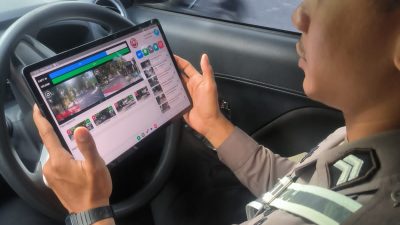 Ops Zebra Semeru 2025 Satlantas Polres Lamongan melalui sistem ETLE .