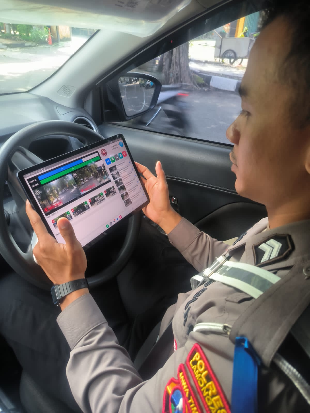 Ops Zebra Semeru 2025 Satlantas Polres Lamongan melalui sistem ETLE .