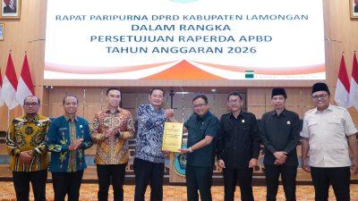 APBD Lamongan 2026 Disetujui Rp 3,1 Triliun, Fokus pada Perlindungan Ekonomi Kerakyatan