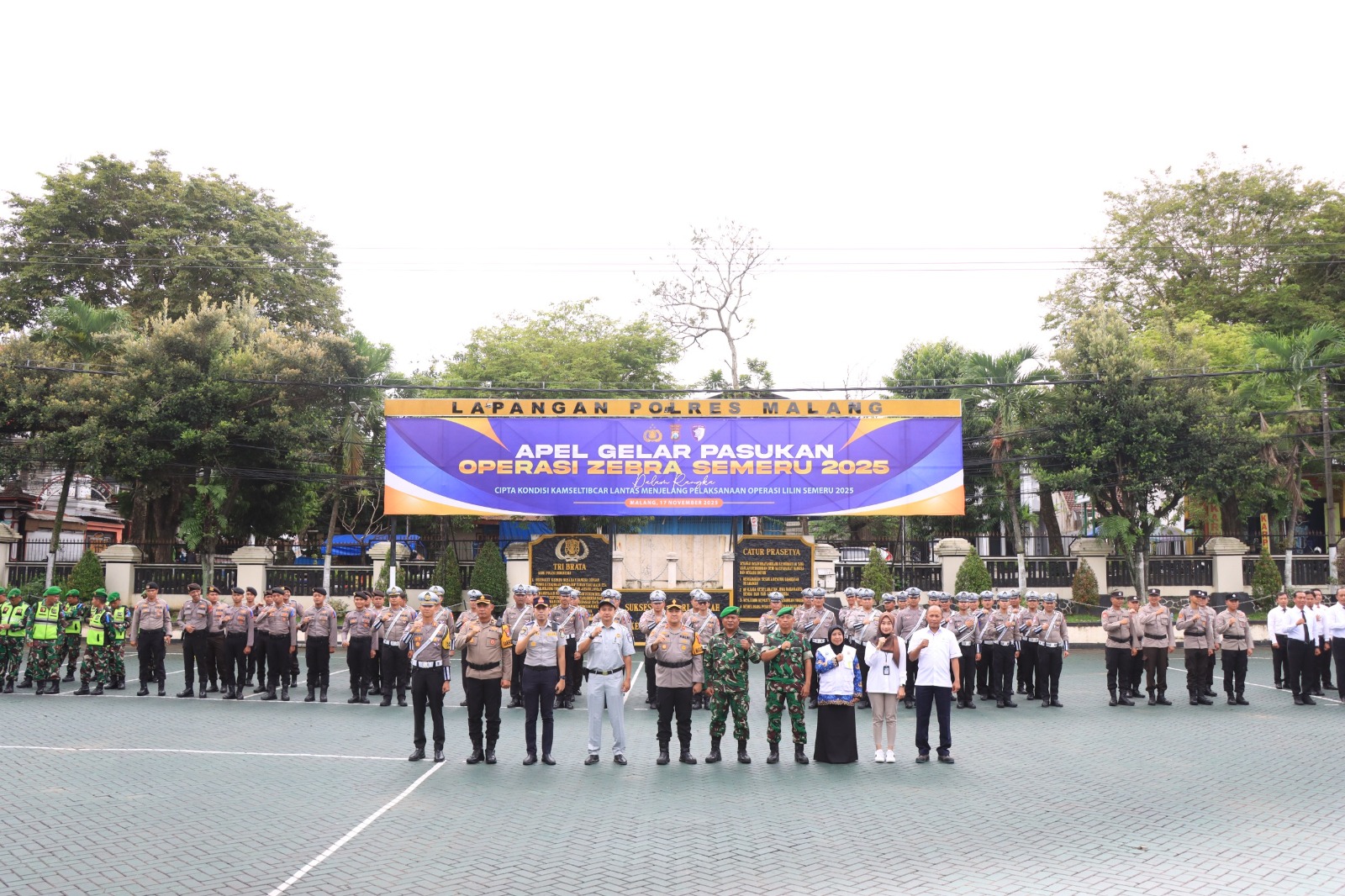 Operasi Zebra Semeru 2025 Resmi Bergulir, Polres Malang Siapkan ETLE hingga Tilang Manual