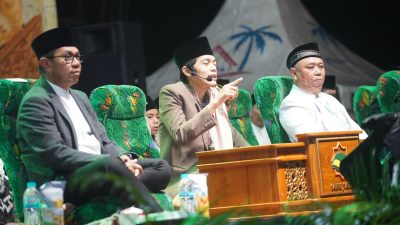 Wali Kota Nurochman Ikuti Peringatan Maulid Nabi dan Syukuran Perluasan TPU Sumberejo Bersama Gus Iqdam